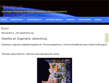 Tablet Screenshot of microelectronica.info